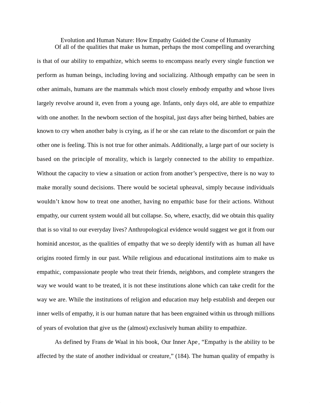 Human Origins Final Essay_dqua190e76p_page1