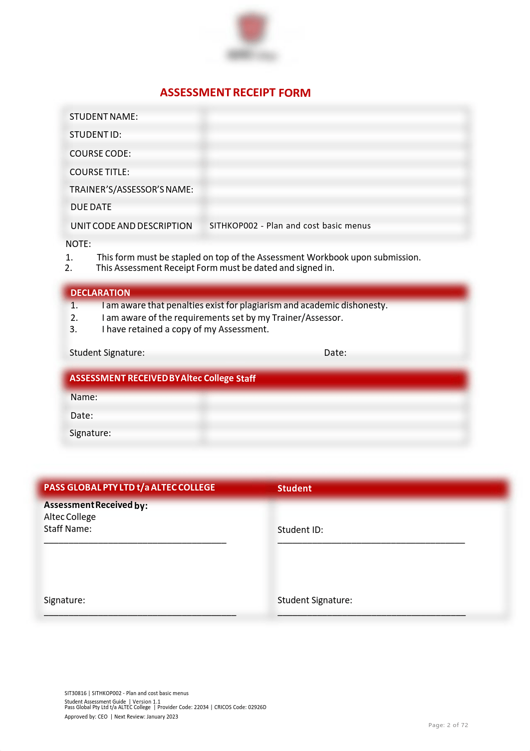 SITHKOP002 - Plan and cost basic menus - Student Assessment Guide - V1.1(1).pdf_dqugrus6iq5_page2