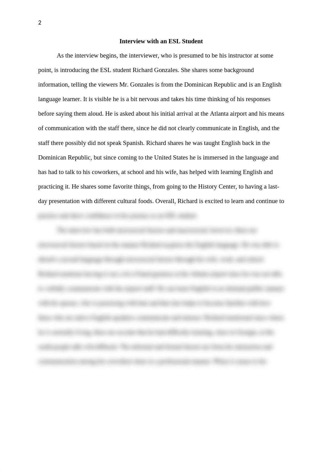 Interview with ESL Student Analysis .docx_dqum30s98m2_page2