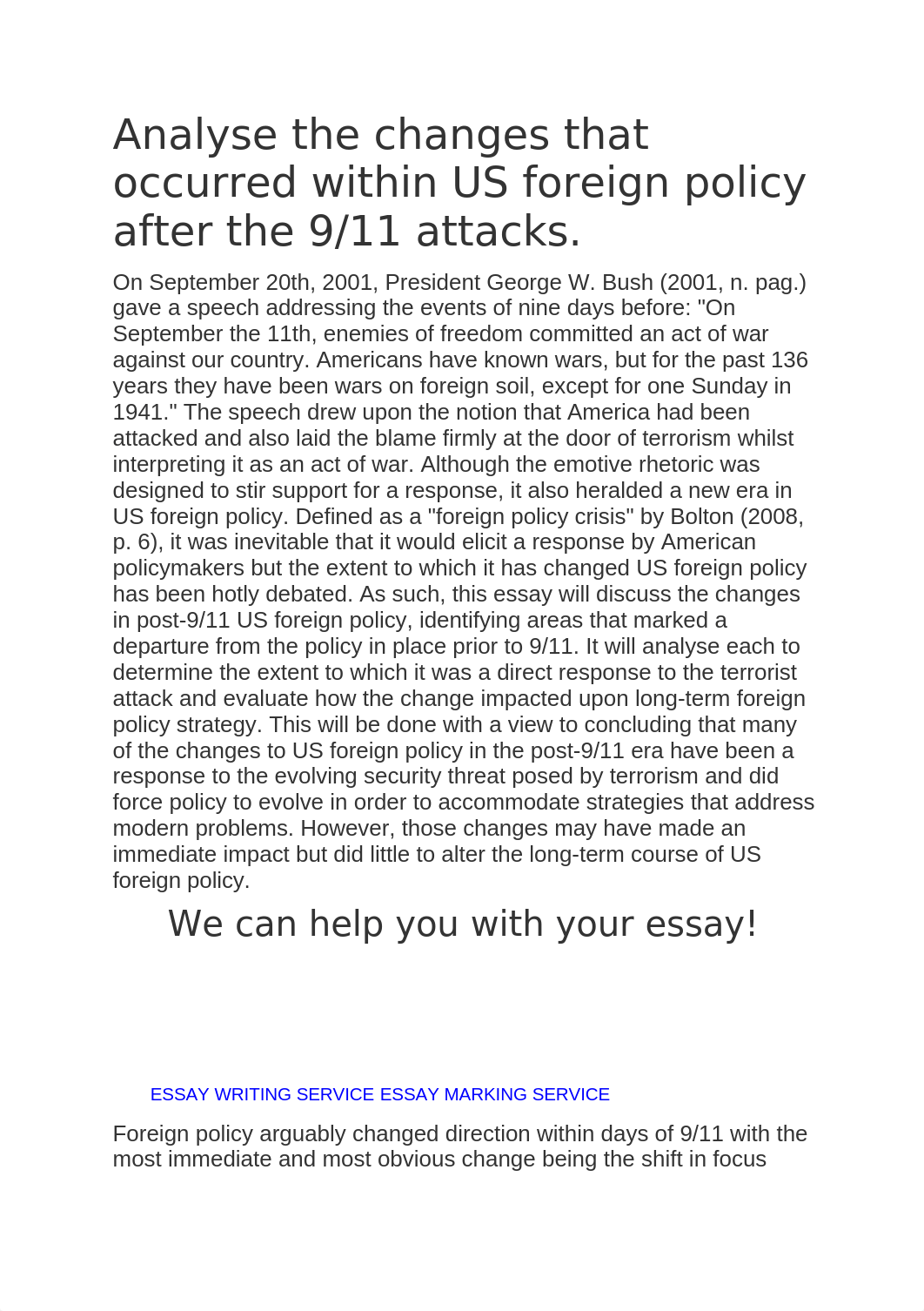 Analyse the changes that occurred within US foreign policy after the 9_dquqppvum42_page1