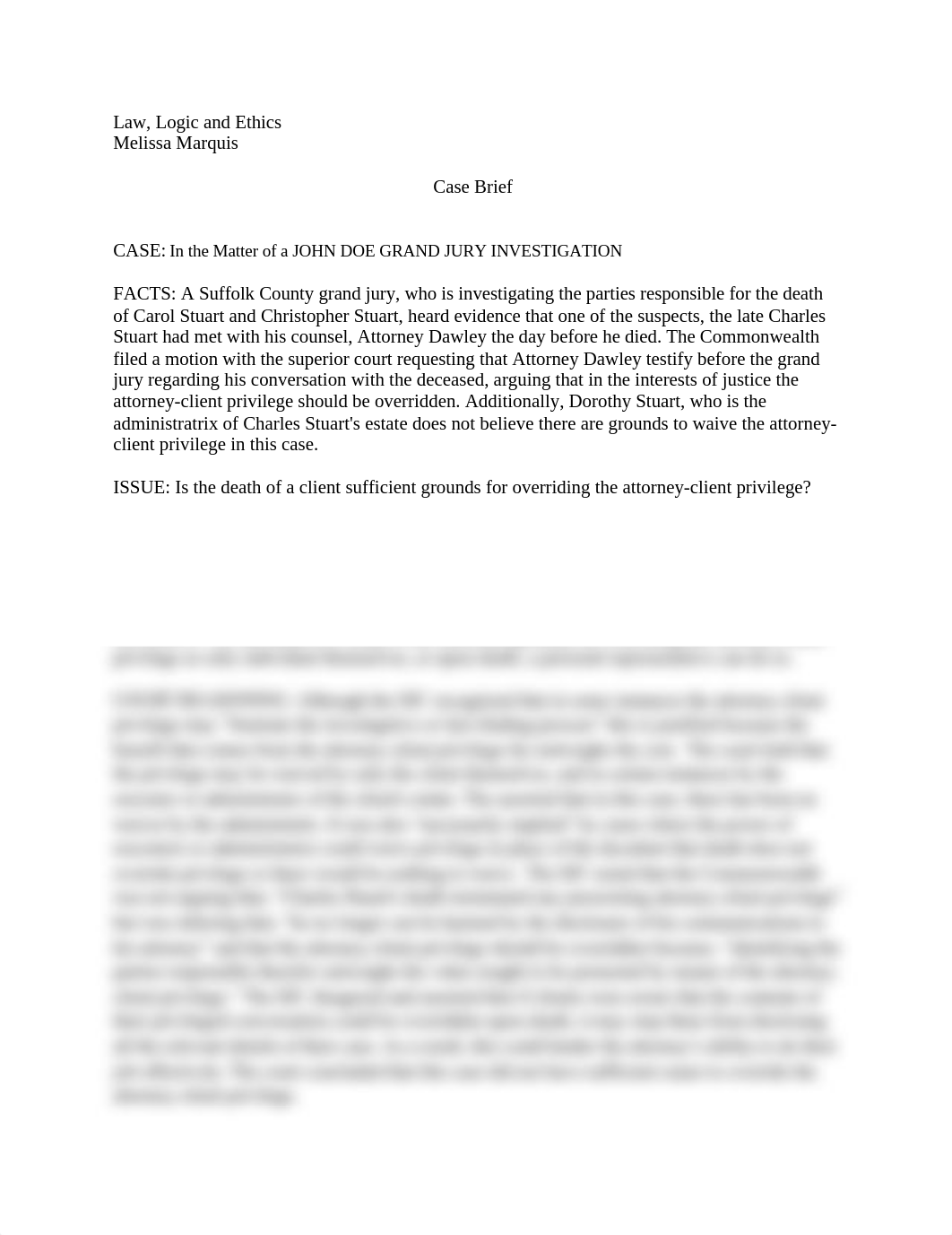 Case Brief 3 in the matter of John Doe.docx_dqv29420t68_page1