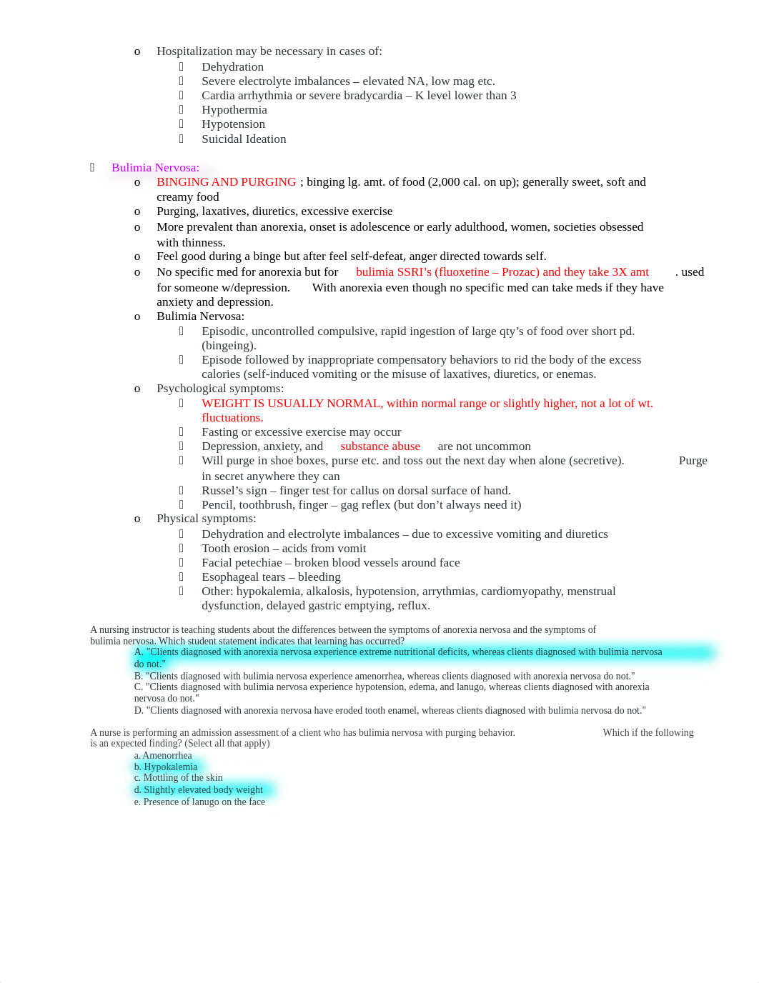 Jolie Review Exam 4 - Mental Health.docx_dqv8xtag75x_page2