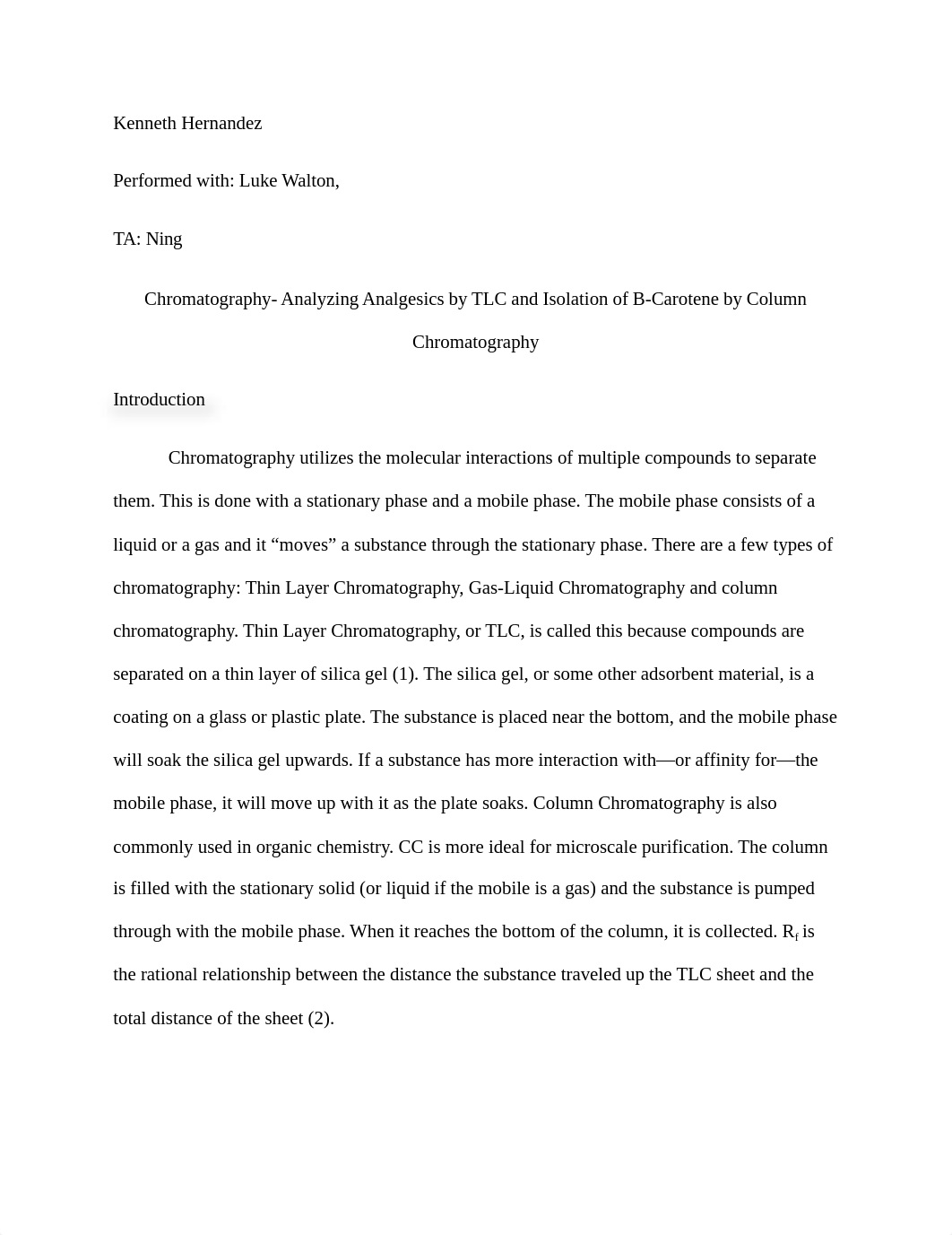 Lab Report Chromatography 3_dqvdk8je5ym_page1