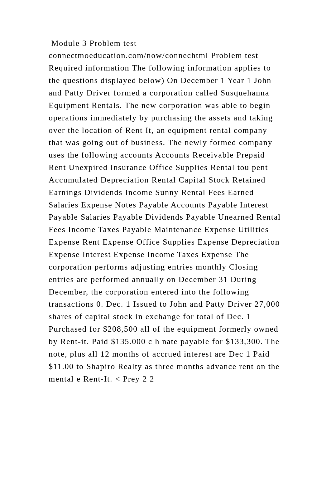 Module 3 Problem test  connectmoeducation.comnowconnechtml Problem .docx_dqvfq7x9wm9_page2