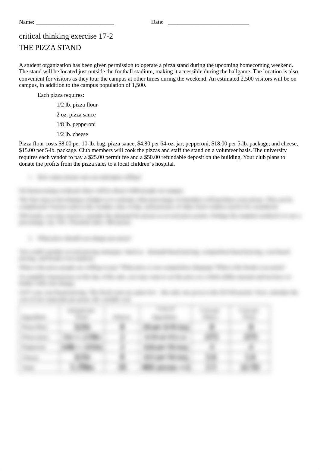 Critical Think 17.2 - The Pizza Stand - STUDENT - Fillable Form.pdf_dqvjb4tdlxe_page1