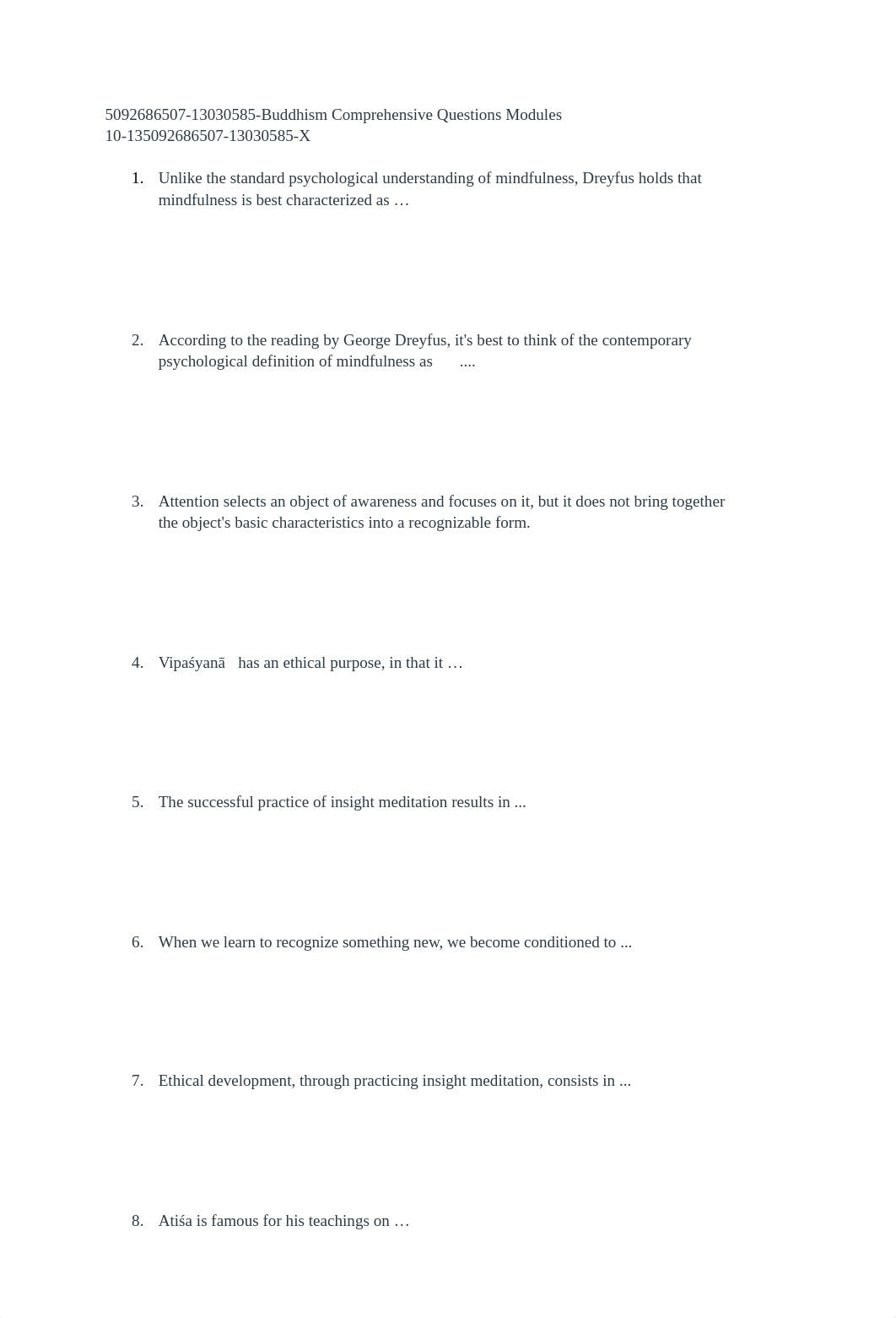 Buddhism Comprehensive Questions Modules 10-13.pdf_dqvk6yg9vsw_page1