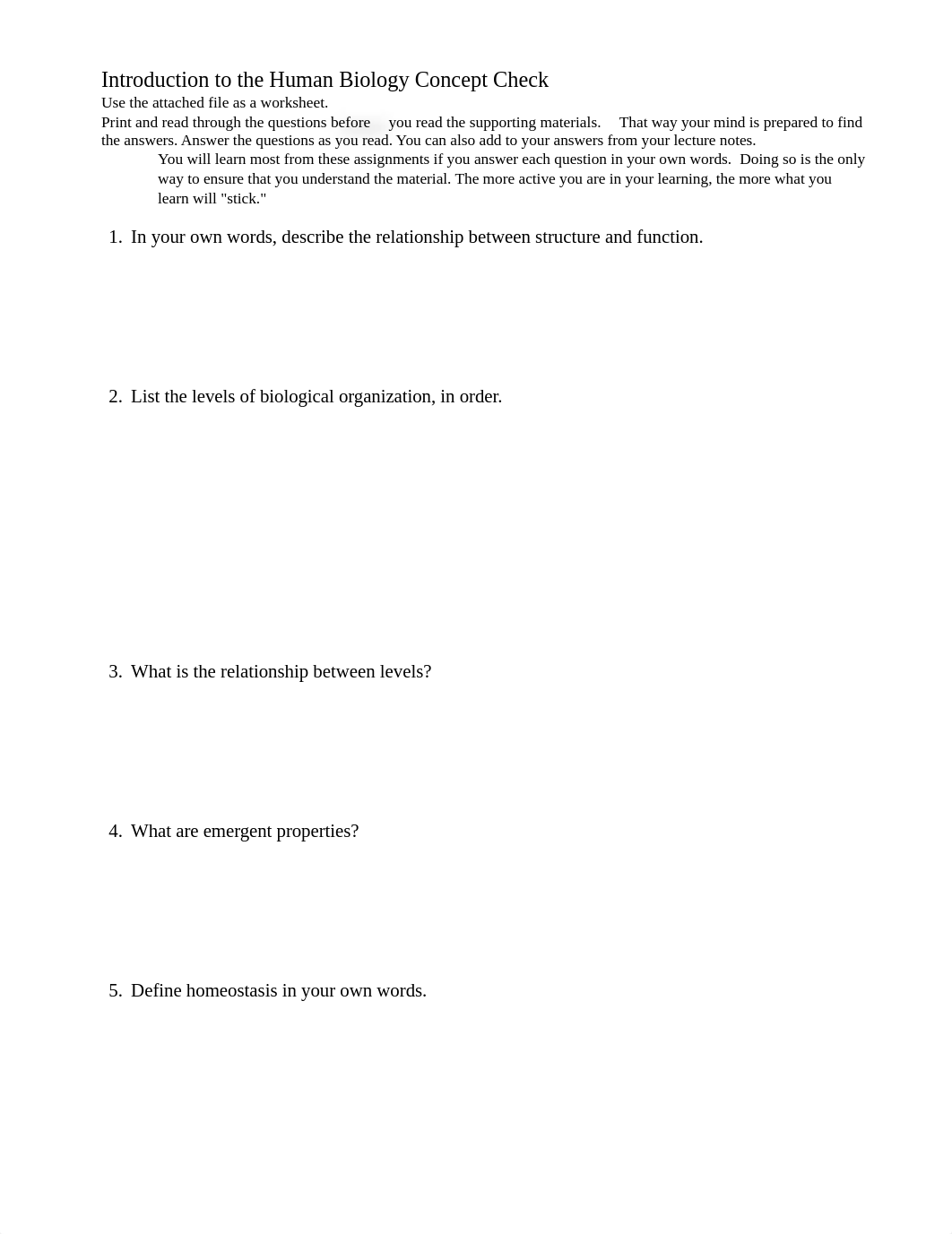 week 1 Introduction to the Human Biology Concept Check Assignment(1) (1).docx_dqvnemlhxo9_page1