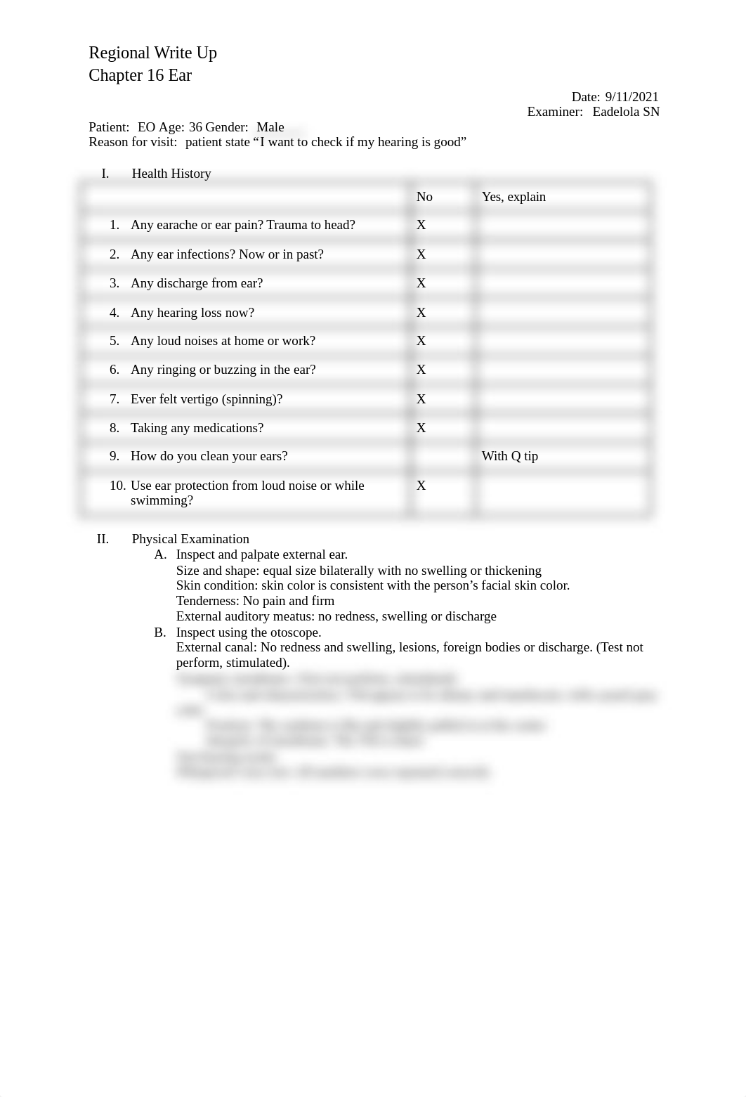 Health Assessment Regional Write UP EAR.docx_dqvnz5t4y9u_page1