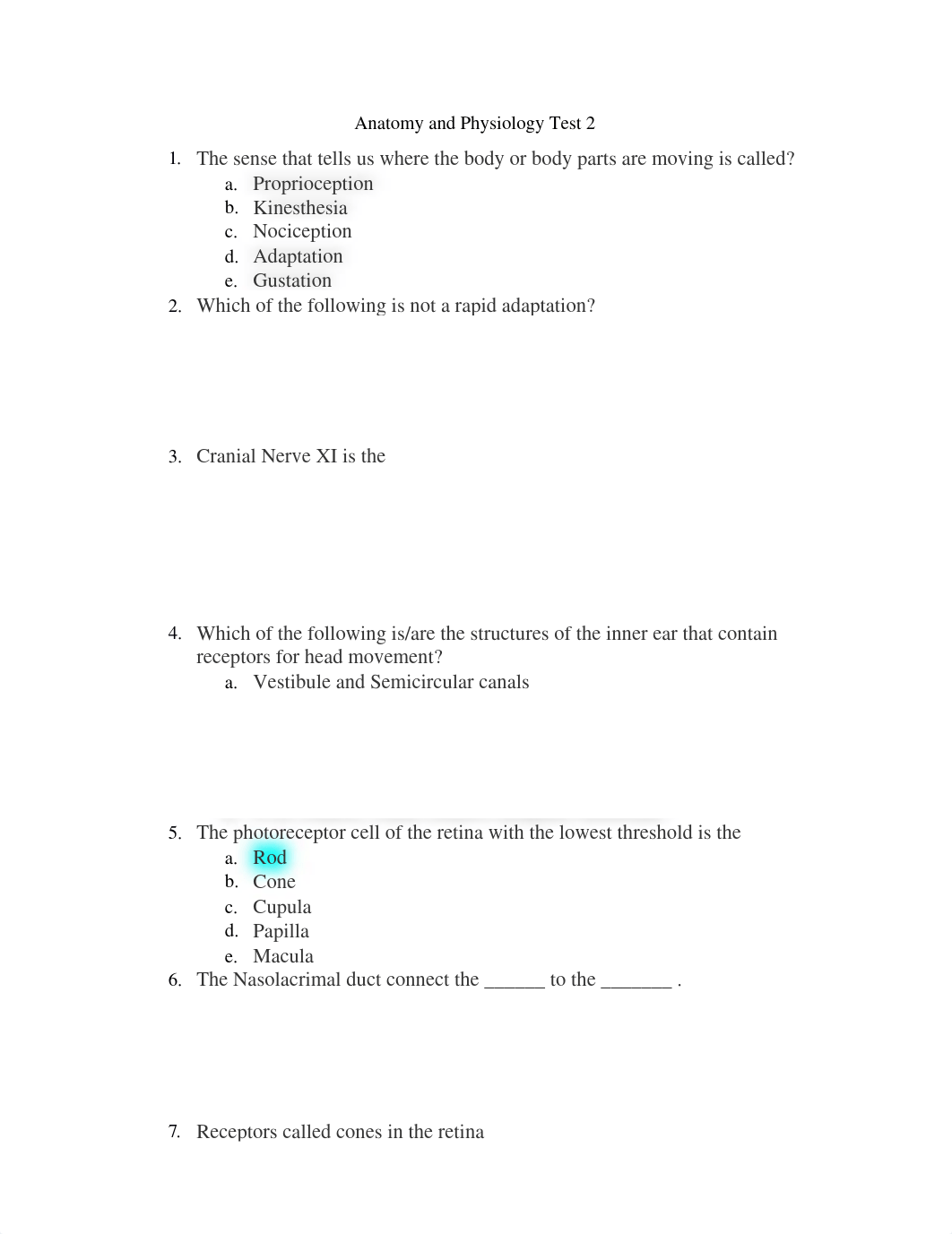 Anatomy and Physiology Test 2 Practice Questions_dqvt4y7ym2x_page1