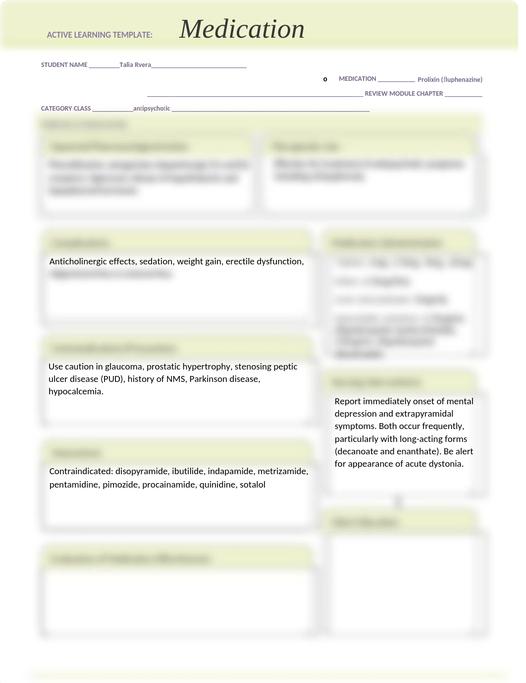 ATI - Medication_blank  Prolixin (fluphenazine) Prolixin (fluphenazine).docx_dqvtyjs5gdh_page1