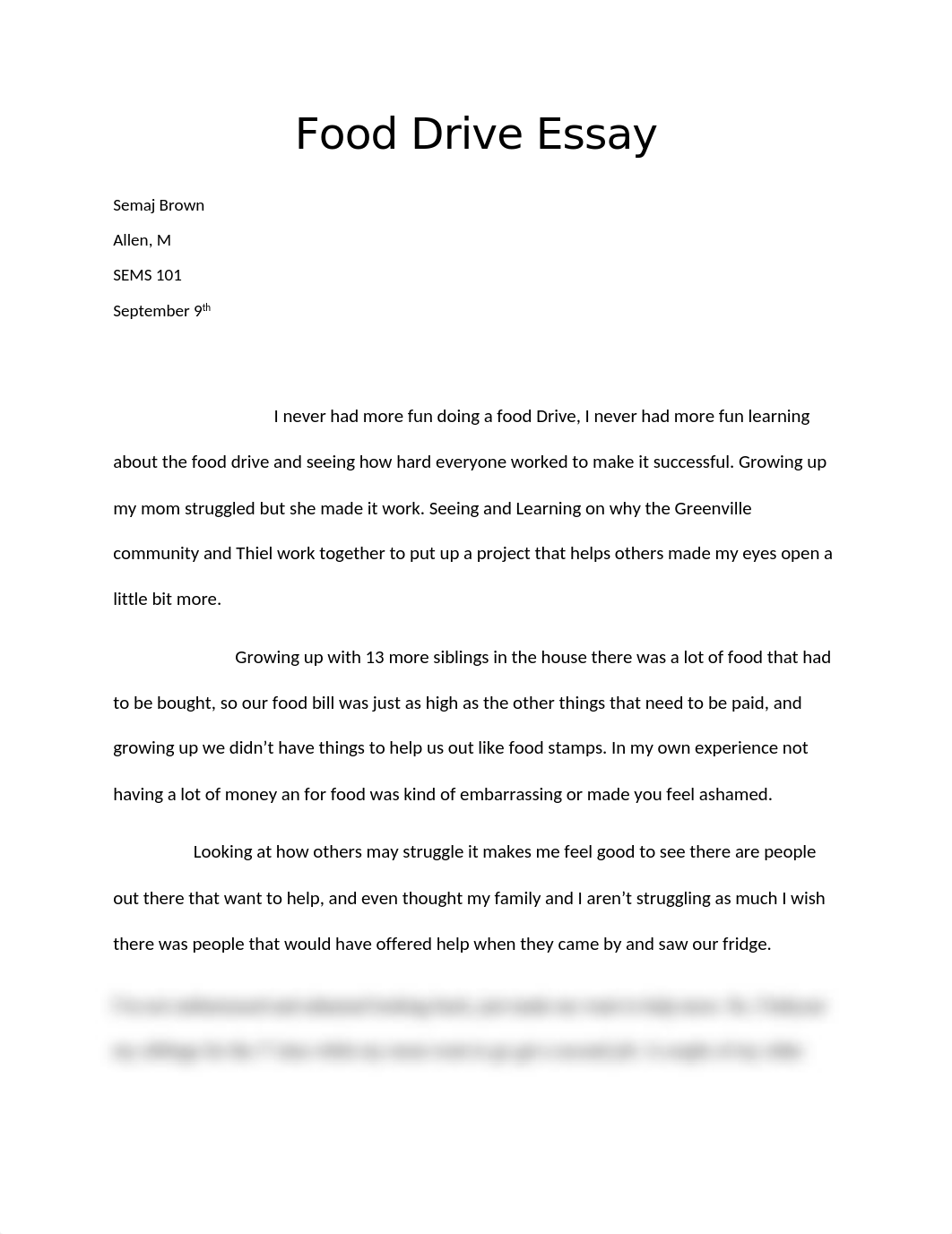 Food Drive Essay.docx_dqw14dpdl1w_page1