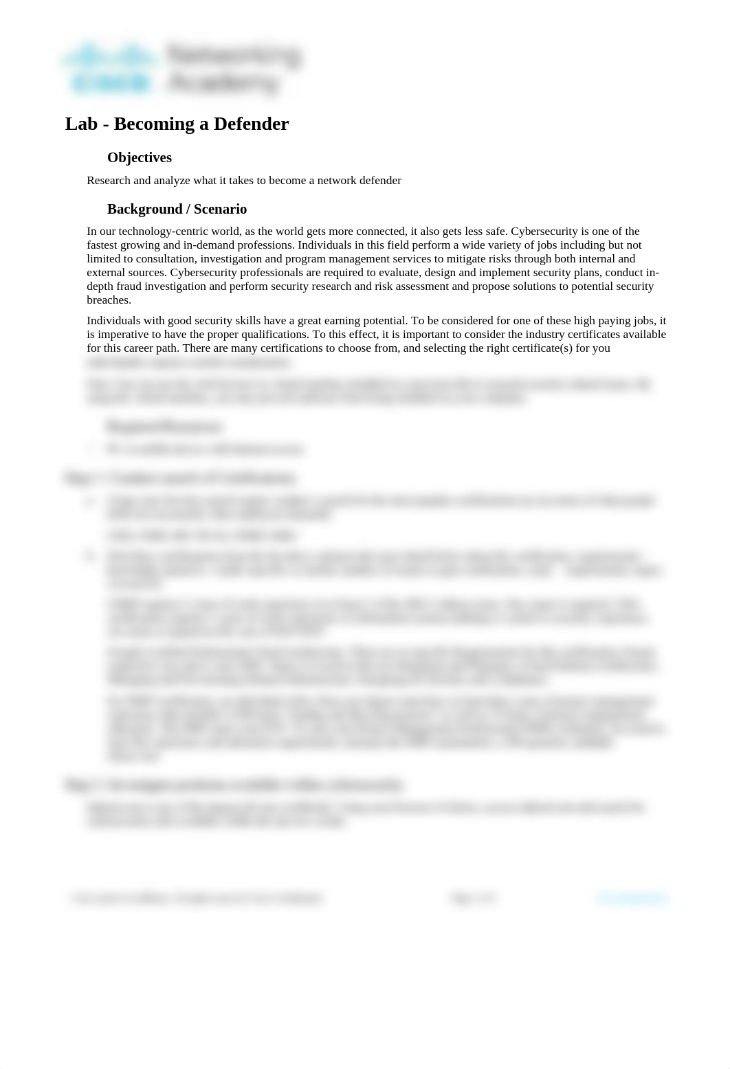 1.2.2.5 Lab - Becoming a Defender.docx_dqw1qz470hh_page1