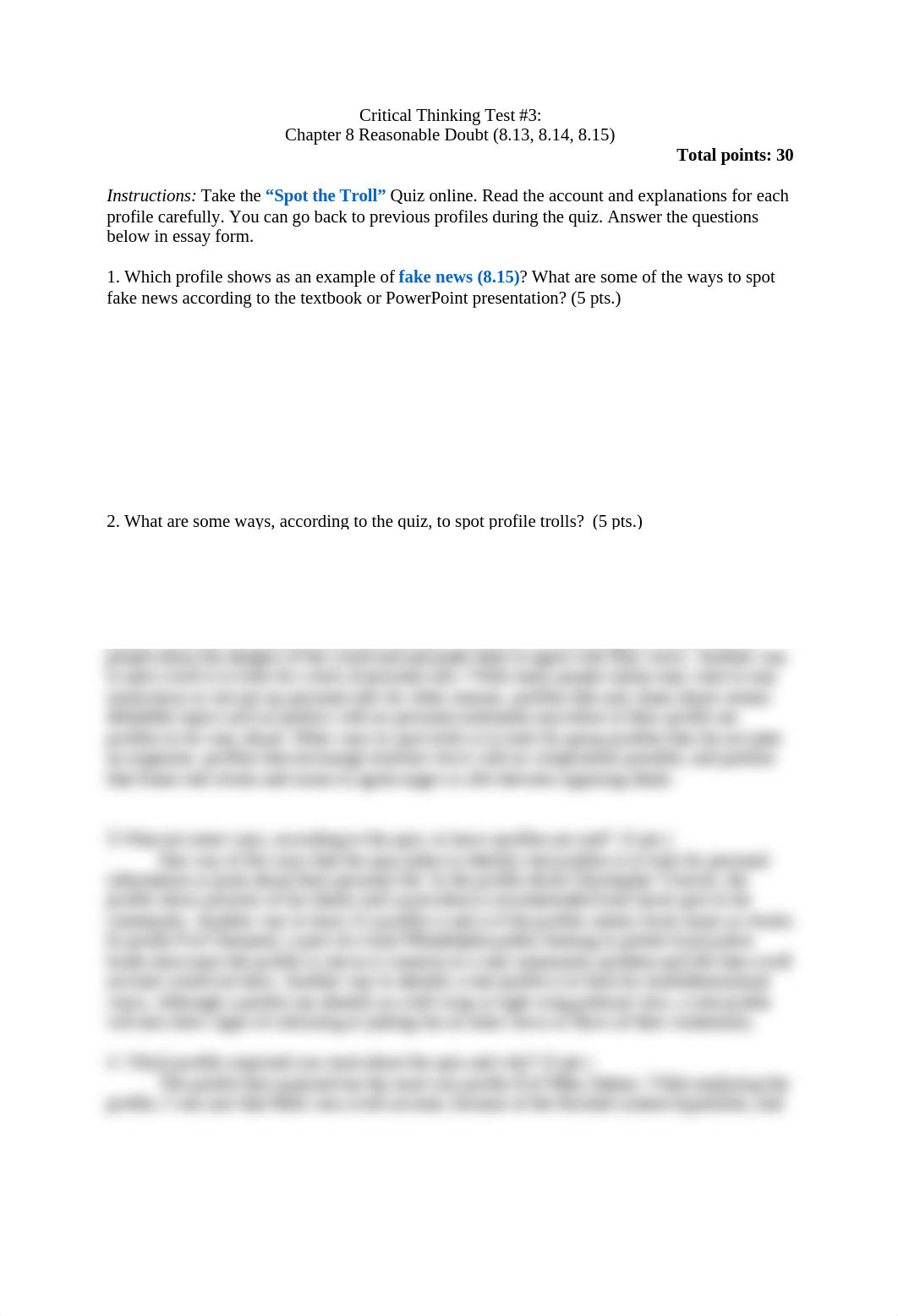 Critical Thinking Test #3 Reasonable Doubt (8.13, 8.14, 8.15).docx_dqwcc6dy6fo_page1