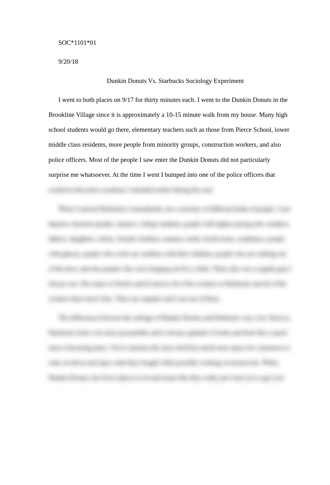 Dunkin Donuts vs Starbucks Sociology Experiment.docx_dqwcr07a41p_page2