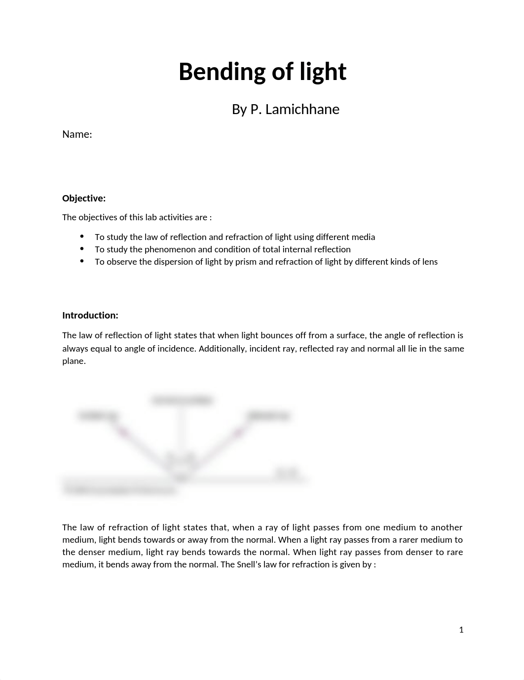 Reflection and Refraction of Light Lab.docx_dqwjufwrmi4_page1