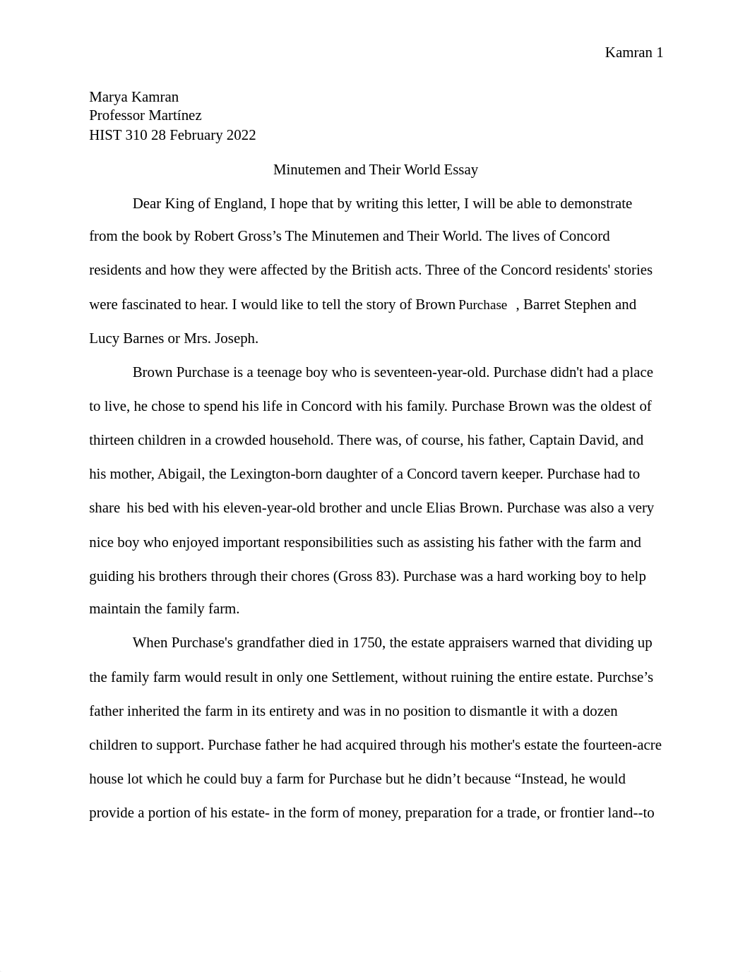 Marya, Kamran Minutemen and Their World Essay (1).docx_dqwkr2m1onx_page1