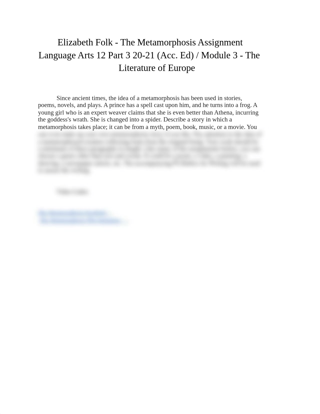 Elizabeth Folk - The Metamorphosis Assignment Language Arts 12 Part 3 20-21 (Acc. Ed) _ Module 3 - T_dqwmllt6n0k_page1