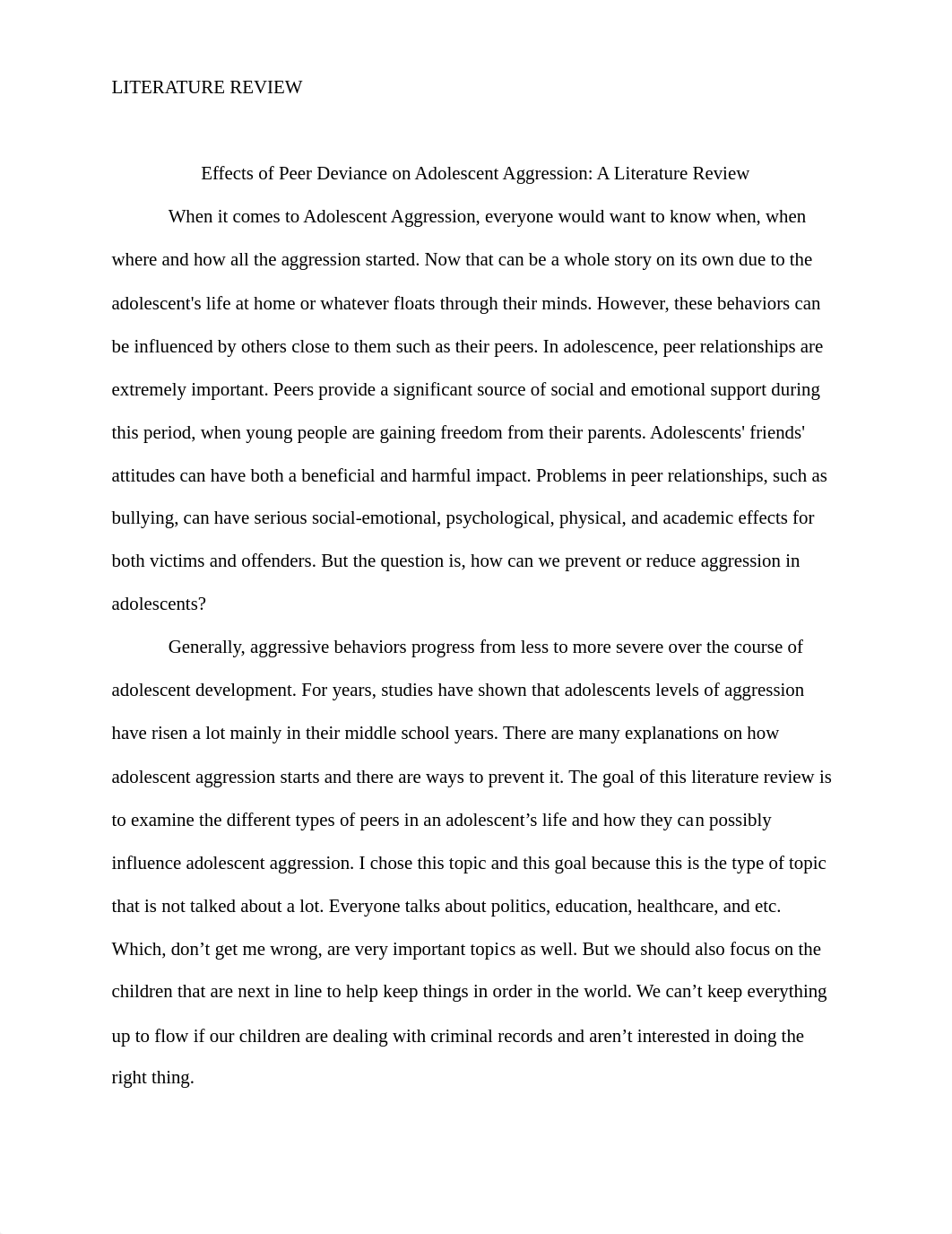 Effects of Peer Deviance on Adolescent Aggression-Midterm Research Paper CGoss.pdf_dqwr16renke_page2