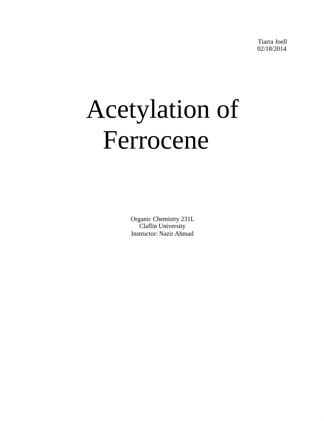 Exp 5 Acetylation of Ferrocene_dqwz5ew98hg_page1