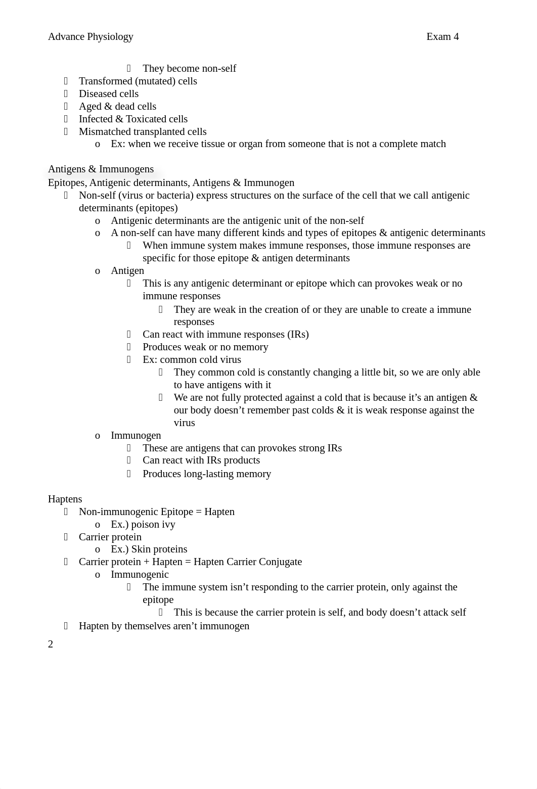 NSG 532 Physio Exam 4 Notes .docx_dqx5pp1jkuv_page2