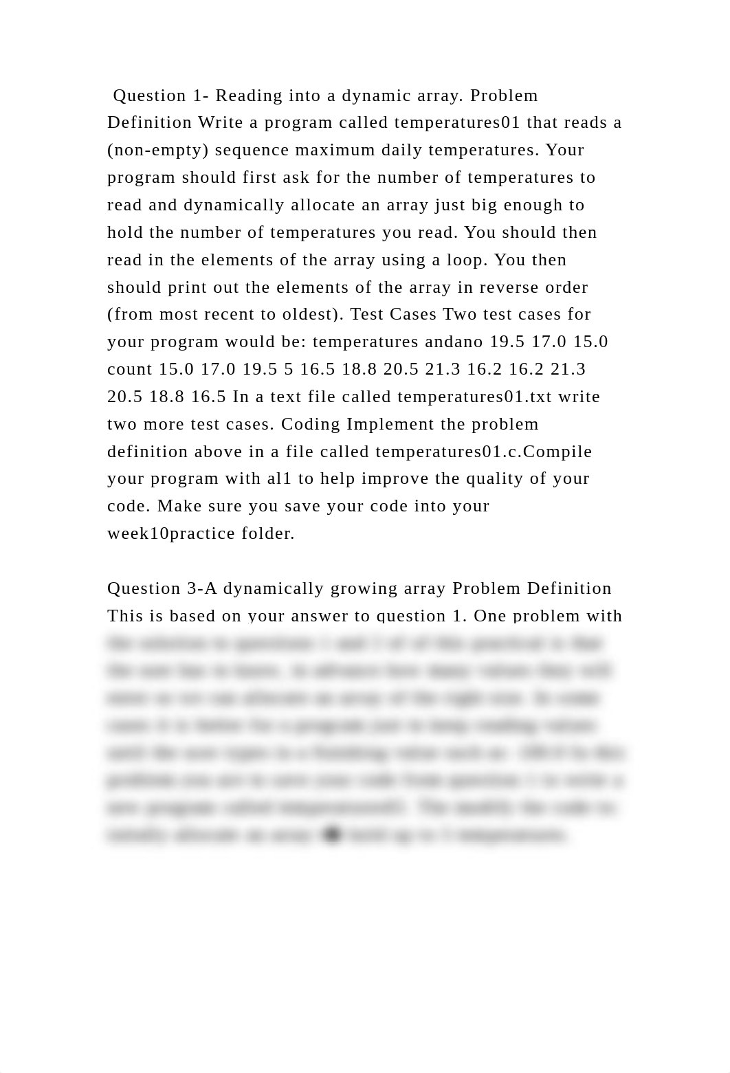 Question 1- Reading into a dynamic array. Problem Definition Write a .docx_dqx8fj1fefp_page2
