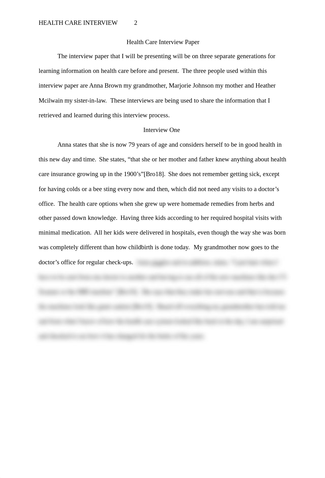 Week 3 - PaulJames Johnson - Health Care Interview Paper.docx_dqxlyzfbb63_page2