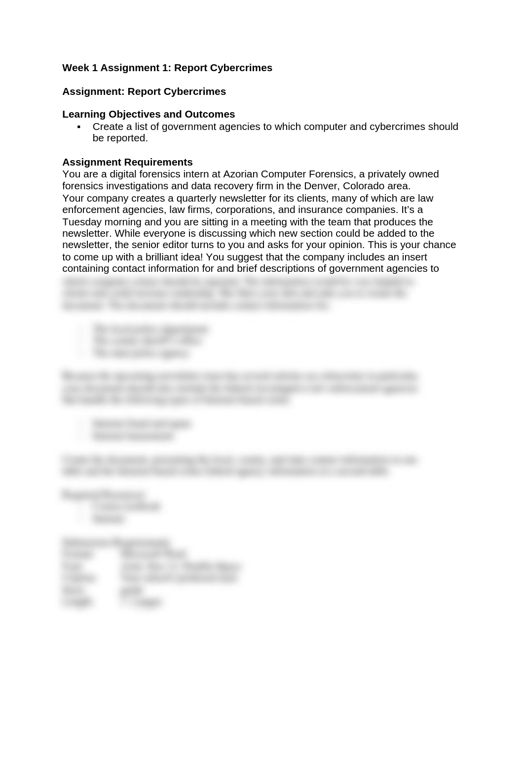 Week 1 Assignment 1 - Report Cyberscrimes.docx_dqxmsqnwugr_page1