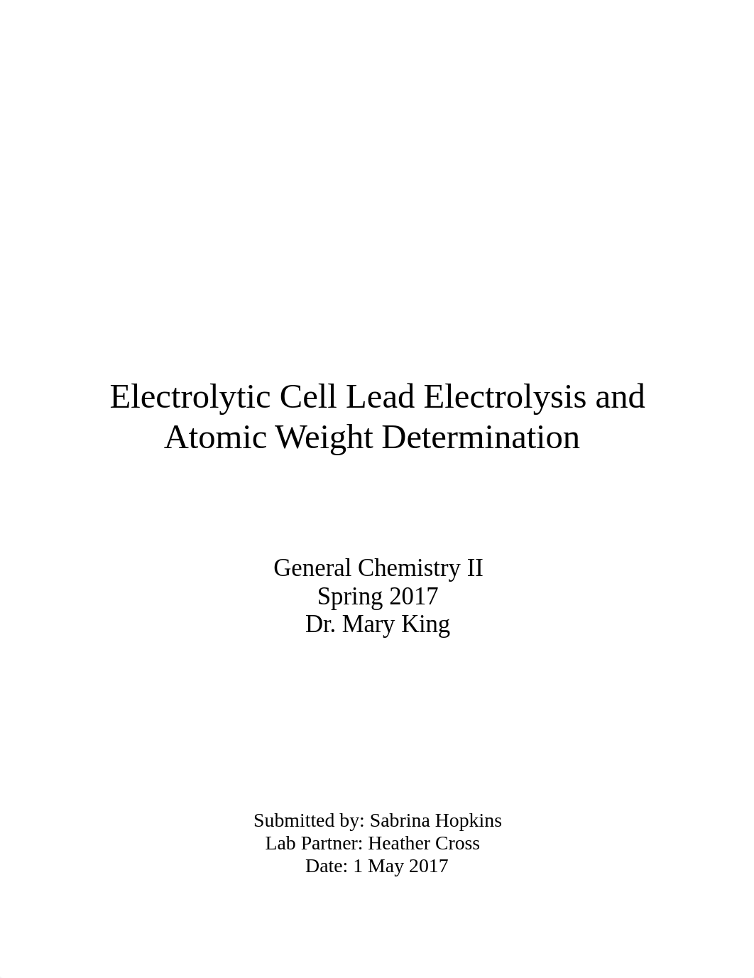 Lab 10, formal report Electrolytic cell lead.docx_dqy0xb646up_page1