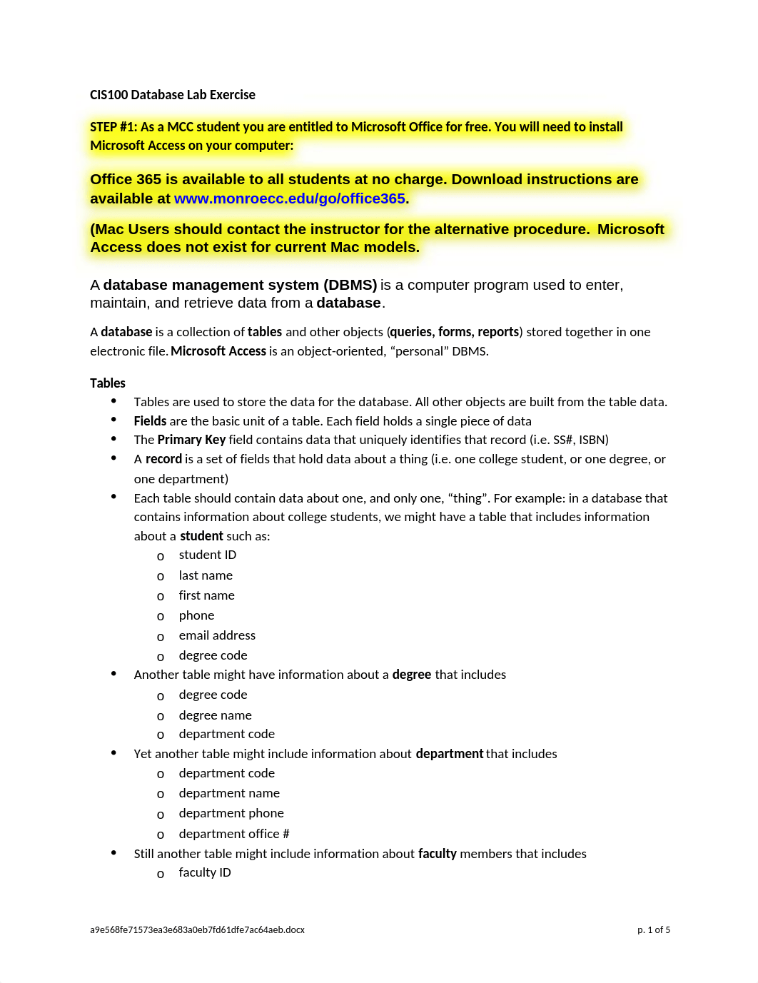 CIS100 Database Lab Exercise-PSM-20200929 (4).docx_dqy1p348st1_page1