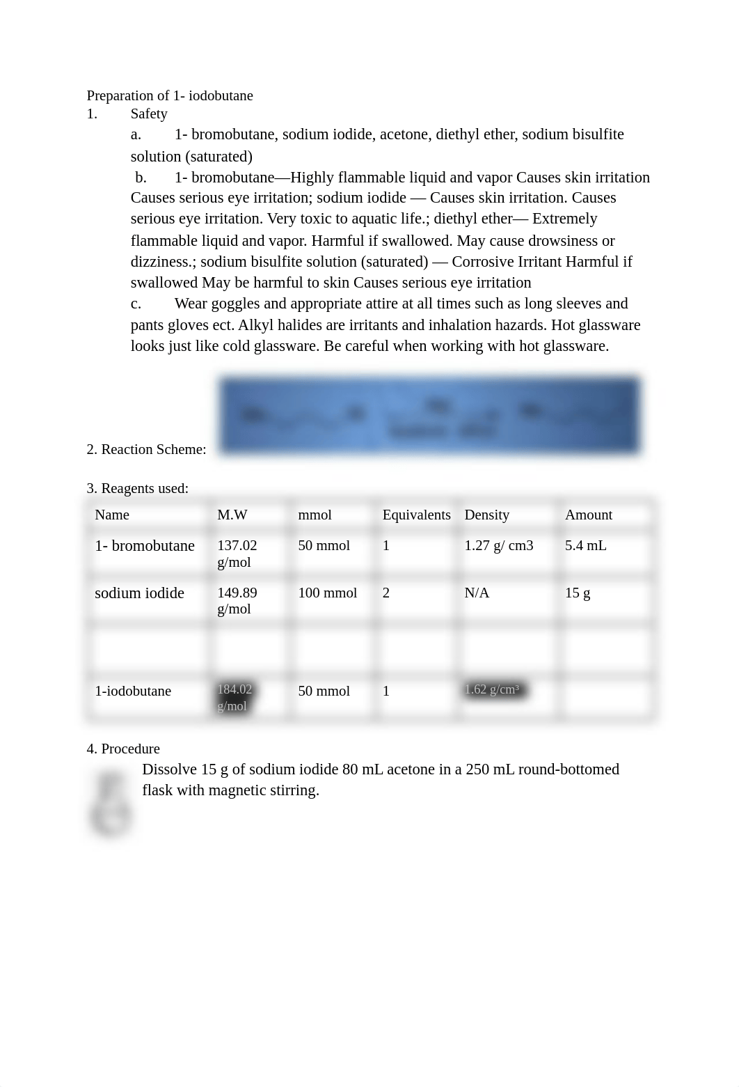 Preparation of 1‐iodobutane by SN2 displacement of bromide.pdf_dqy7gbmffxh_page1