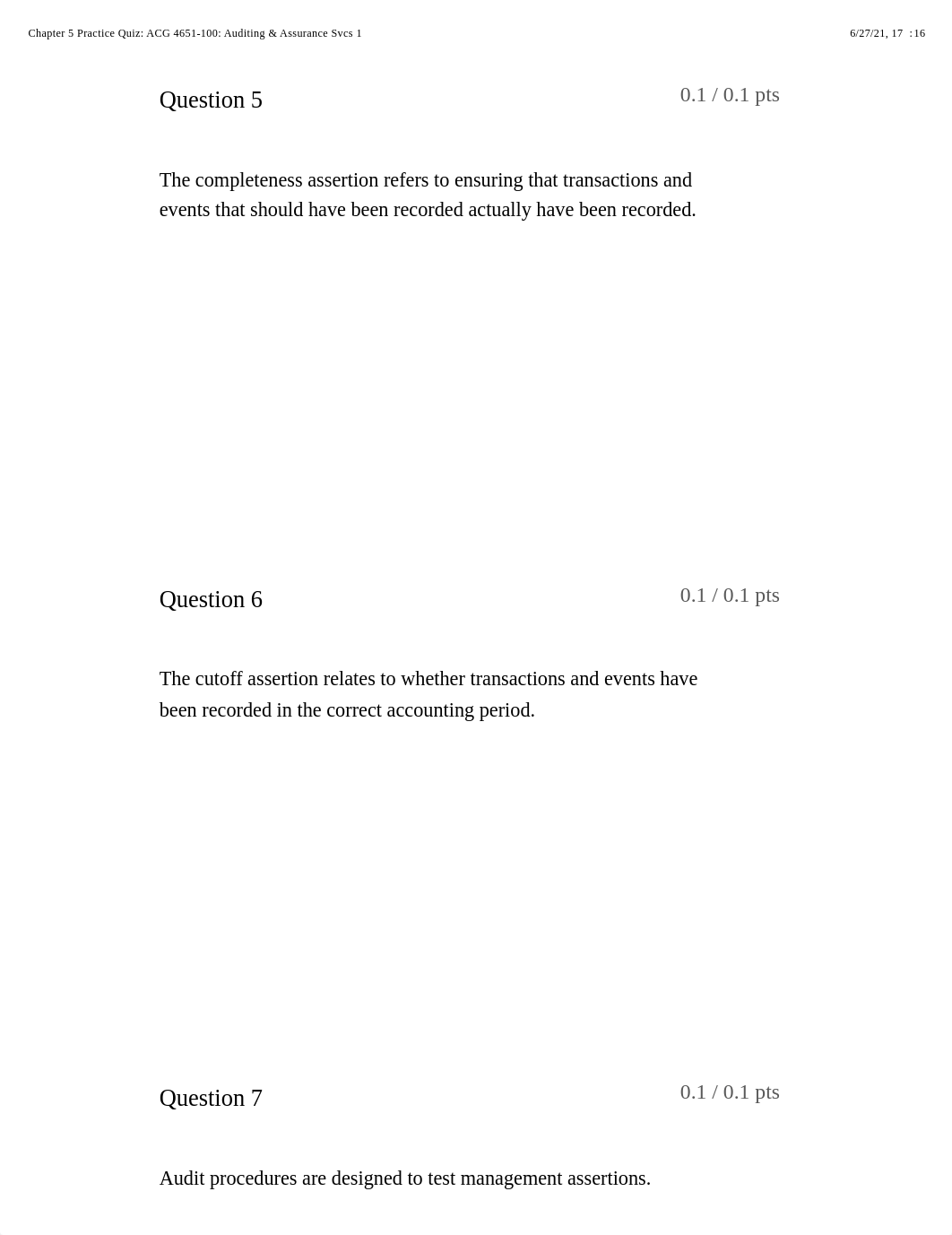 Chapter 5 Practice Quiz: ACG 4651-100: Auditing & Assurance Svcs 1.pdf_dqyhvn9khmg_page3