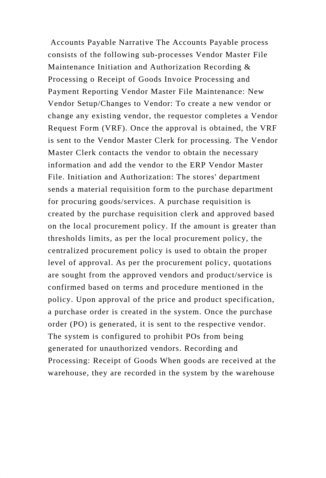 Accounts Payable Narrative The Accounts Payable process consists of t.docx_dqyi1u1wqve_page2