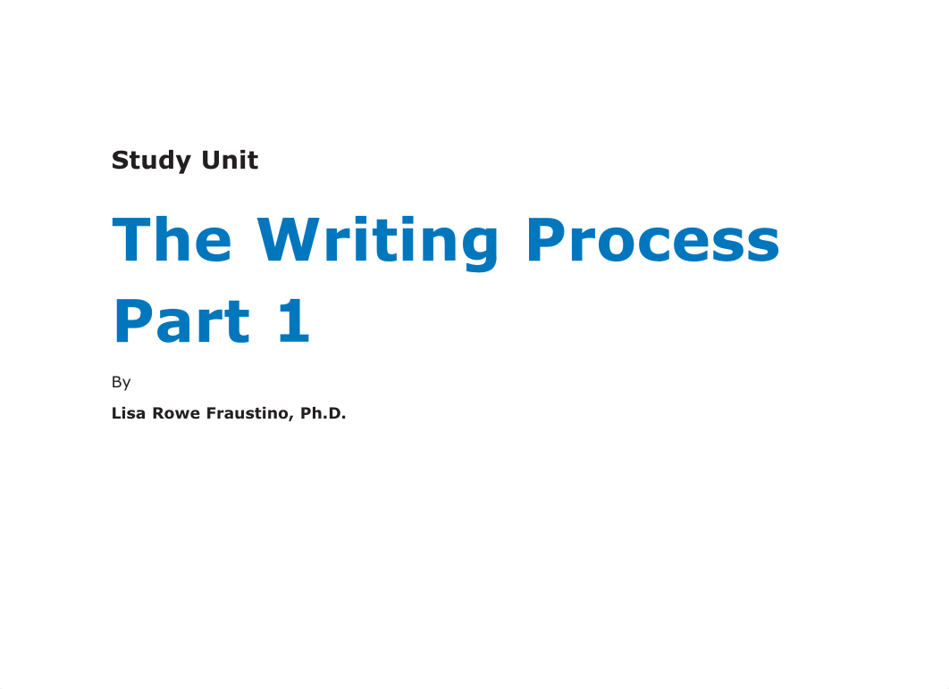 Study Unit The Writing Process Part 1_dqykm3na428_page1