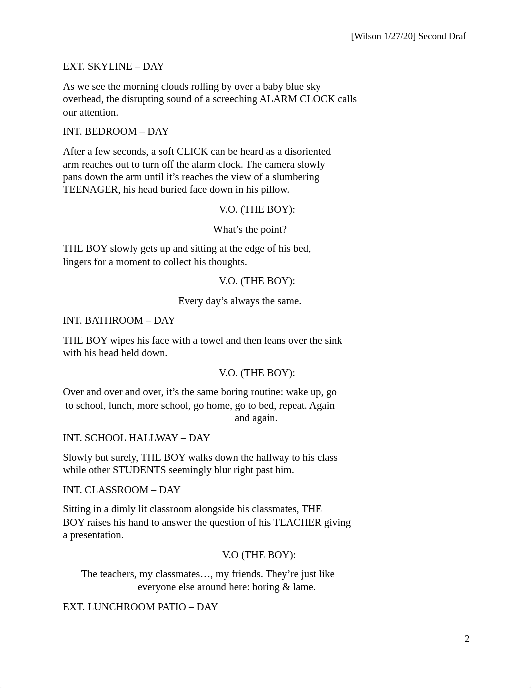 YUCKY! - Short Film Script (2nd draft).docx_dqymwt4ygdw_page2