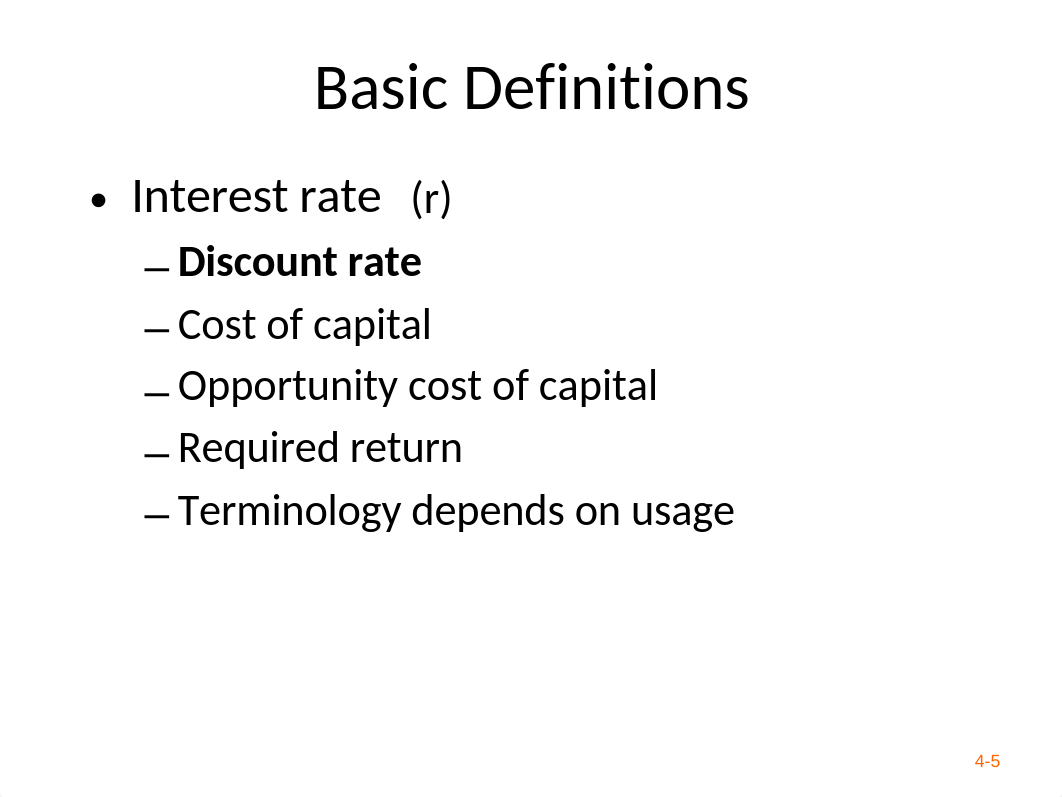 Lecture 4 (CHPT 4)  4 introduction to valuation; Time value of money ho_dqypj99yxl2_page5