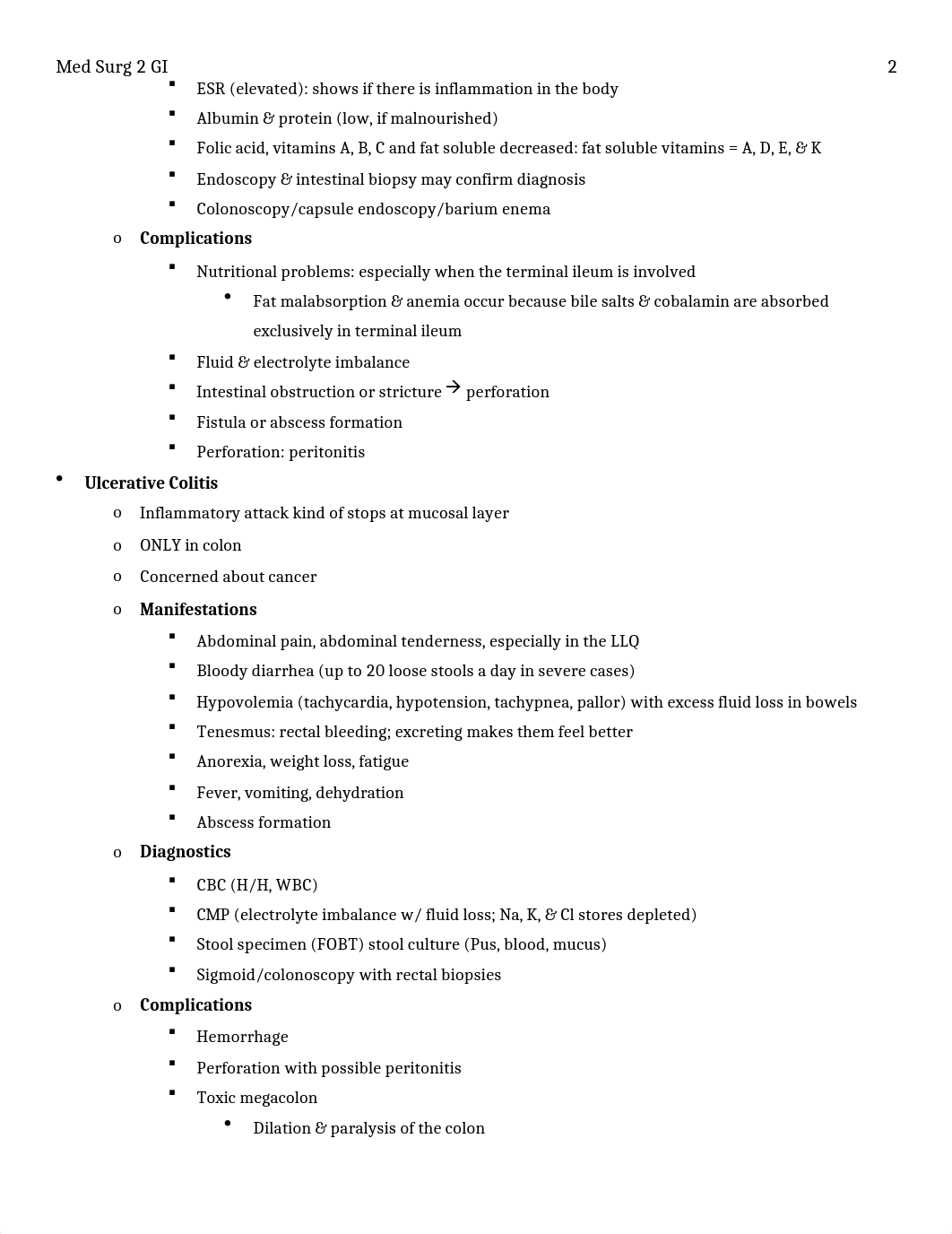 Med Surg 2 Exam 3 GI Study Guide .docx_dqyskszbdok_page2