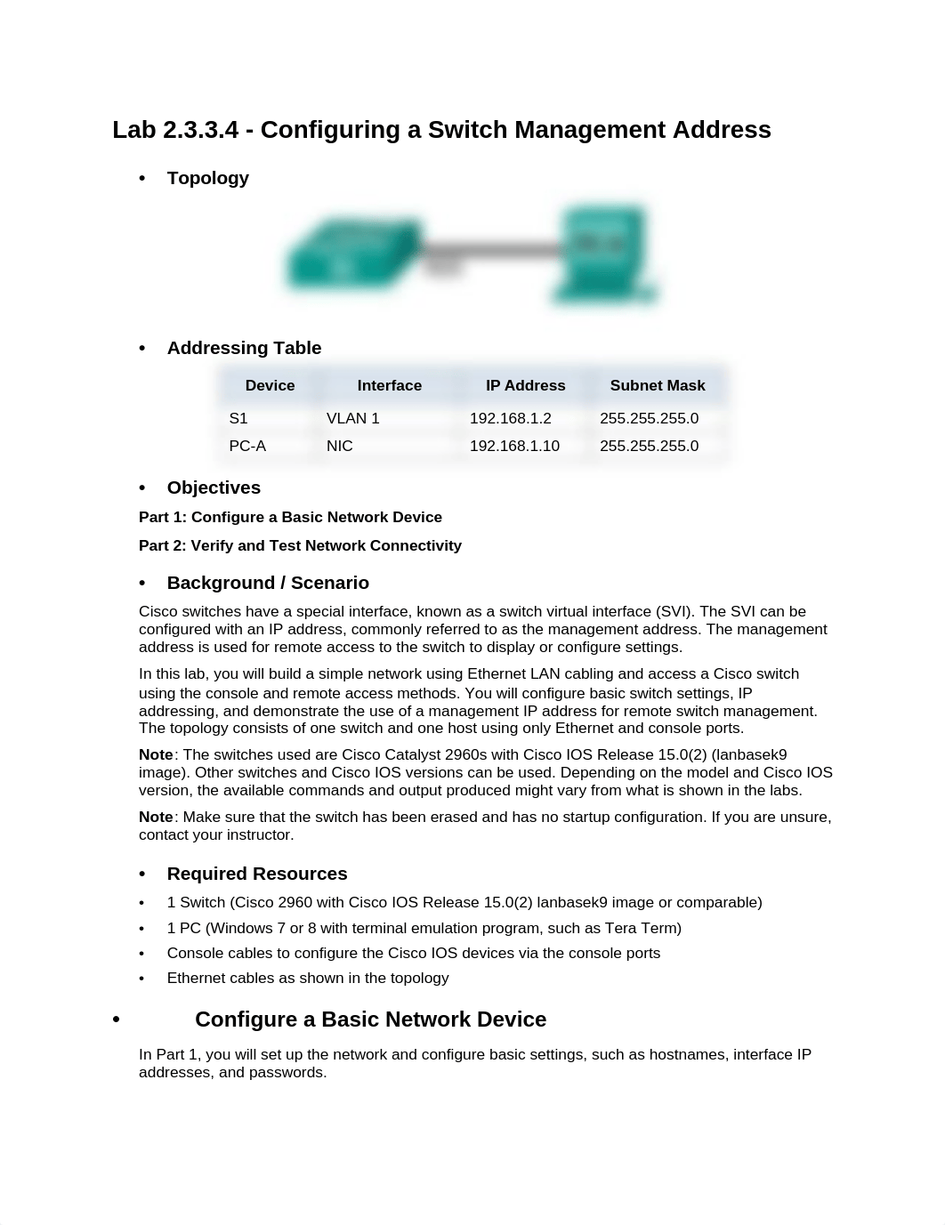 2.3.3.4 Lab - Configuring a Switch Management Address(1).docx_dqyw2q35kxu_page1