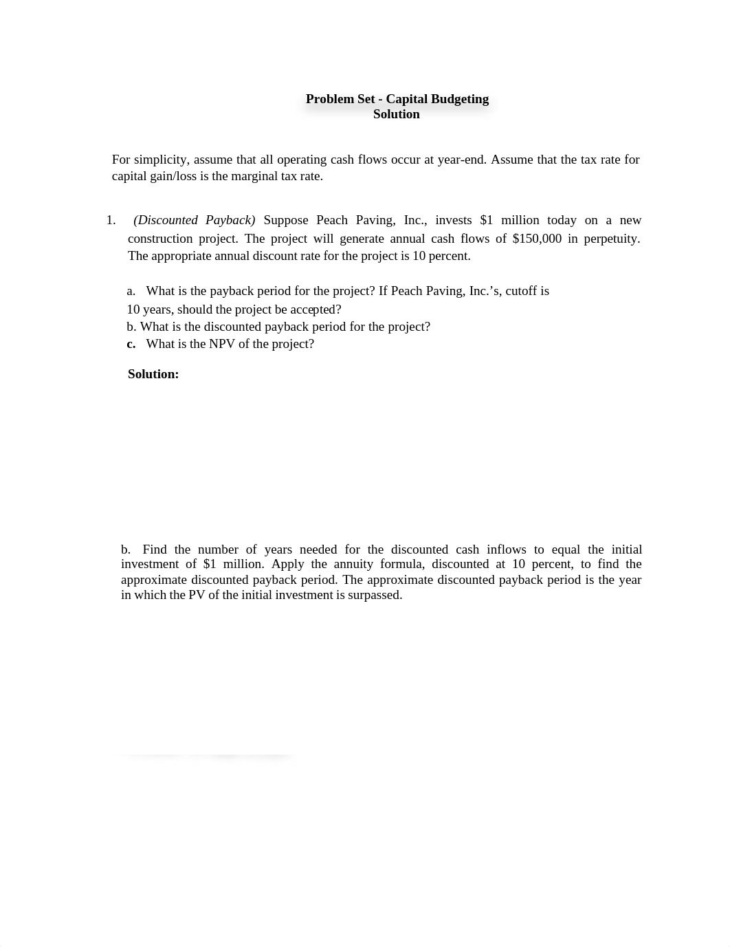 Solutions to Problem Set- Capital Budgeting.pdf_dqz8w17cqnn_page1