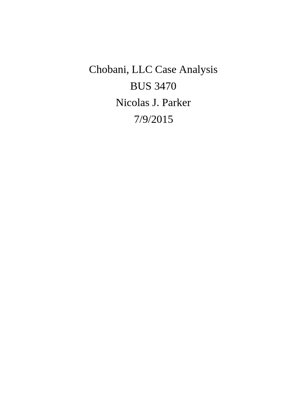 Chobani Case Analysis Nicolas Parker_dqzbldohba5_page1