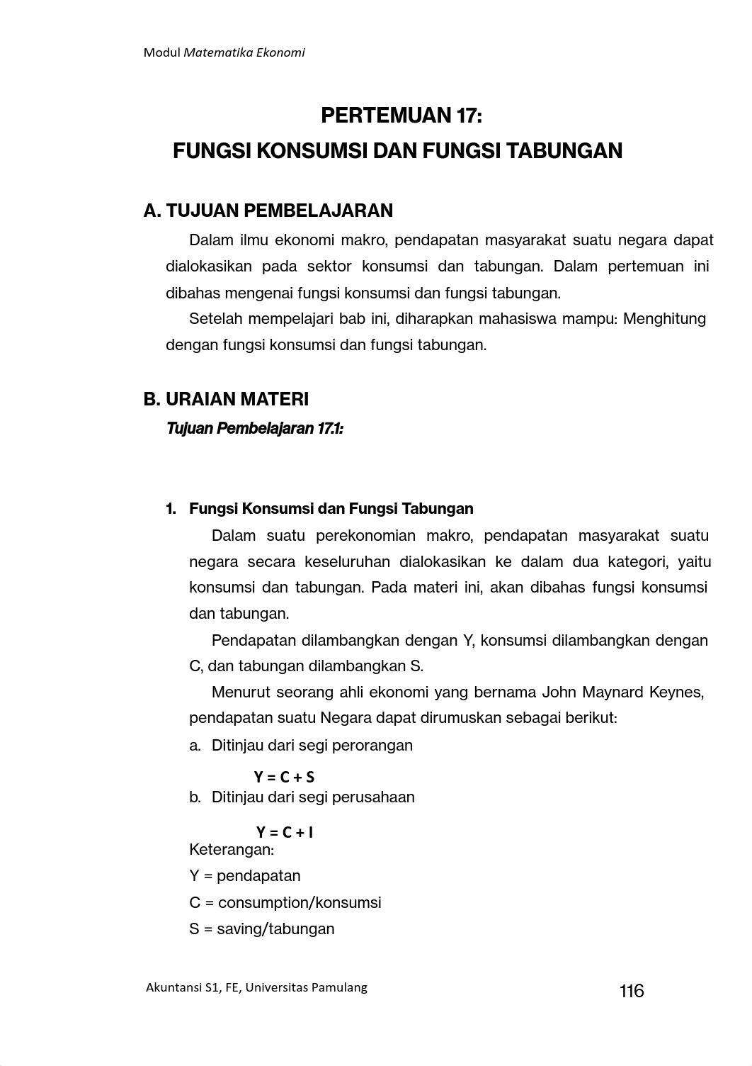 PERTEMUAN KE-17_FUNGSI KONSUMSI  TABUNGAN.pdf_dqzkp353jno_page1