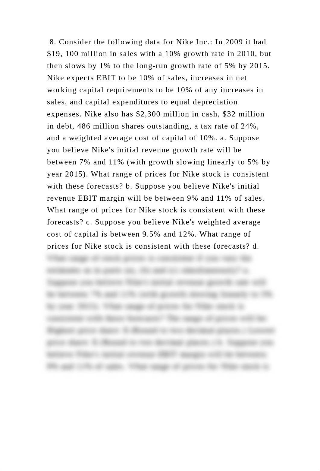 8. Consider the following data for Nike Inc. In 2009 it had $19, 100.docx_dqzuoyot4bo_page2