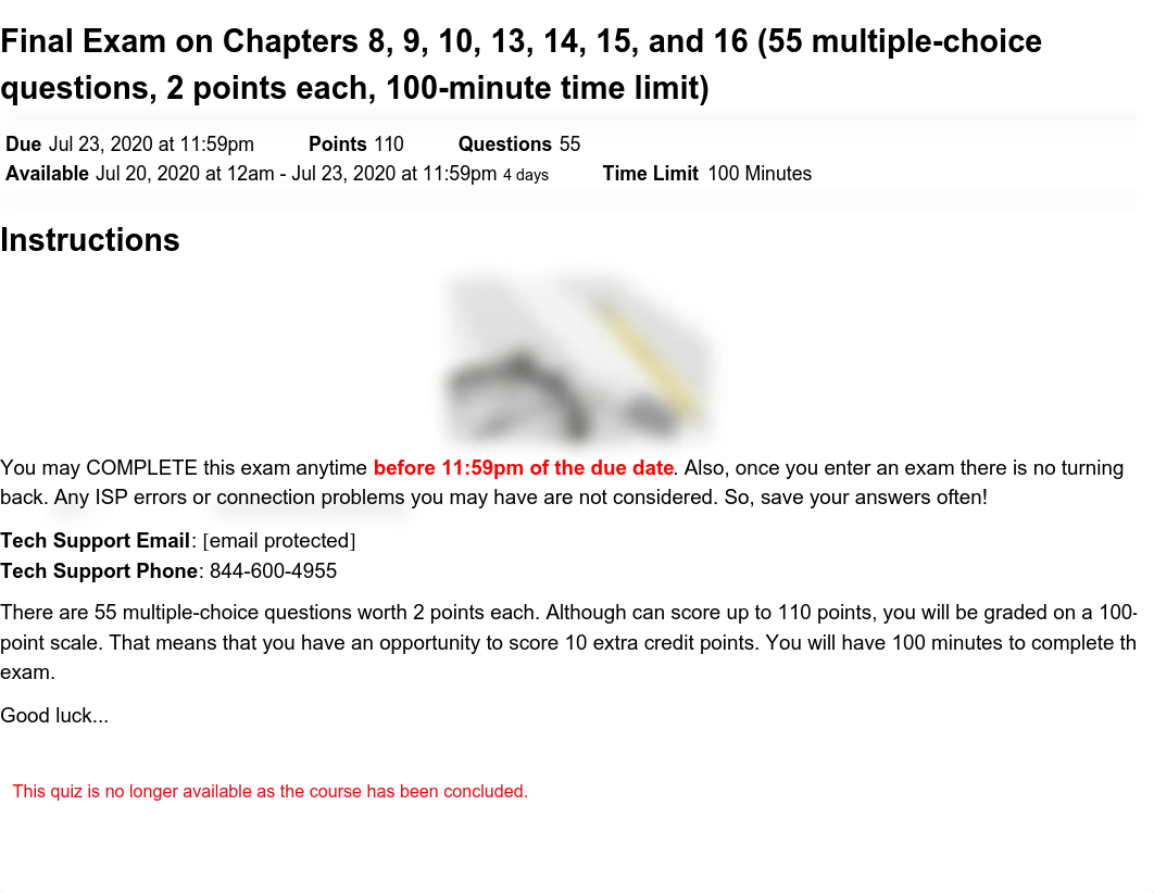 Final Exam on Chapters 8, 9, 10, 13, 14, 15, and 16 (55 multiple-choice questions, 2 points each, 10_dr0ee8qzfz2_page1