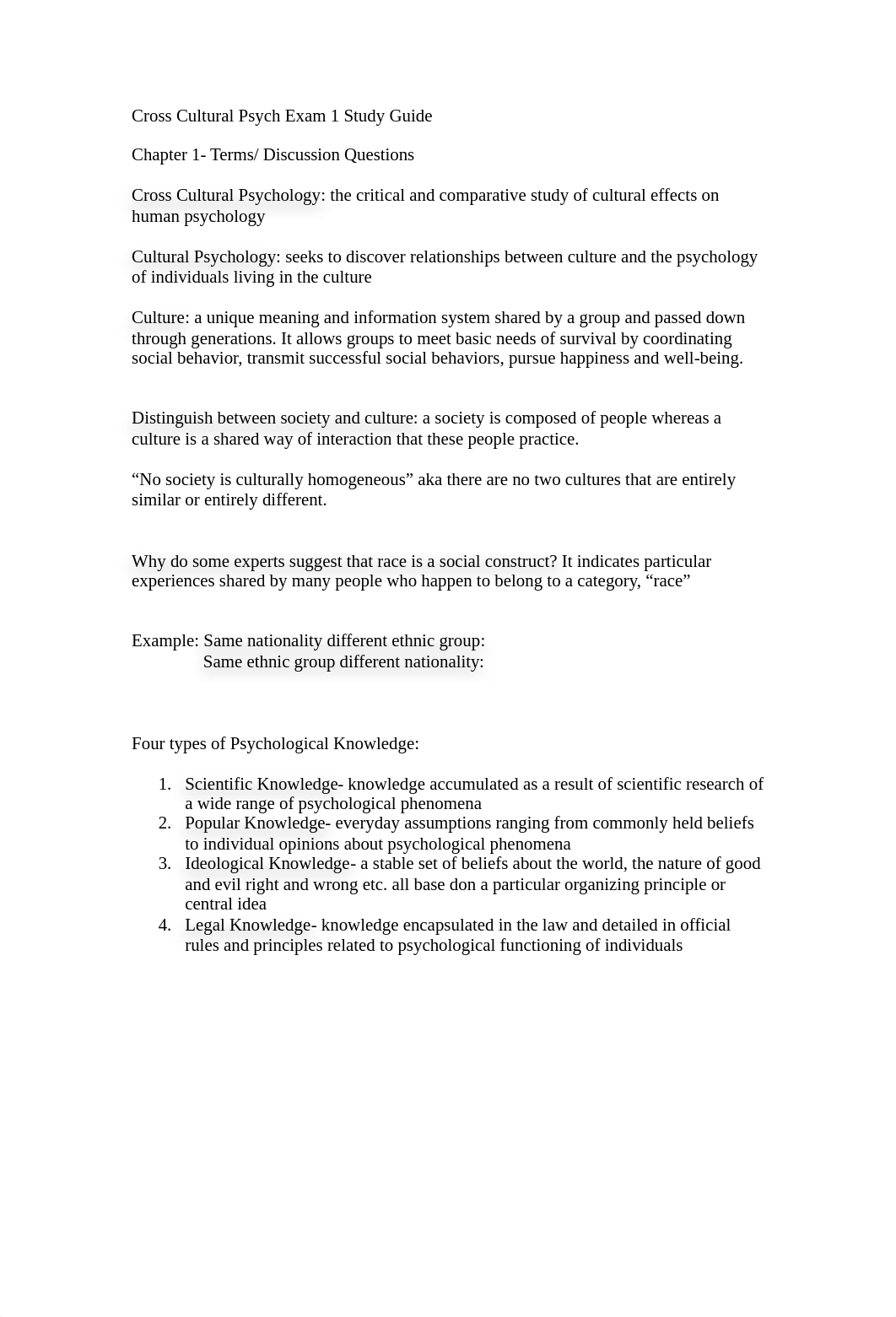 Cross Cultural Psych Exam 1 Study Guide.docx_dr0ifjrn0pt_page1