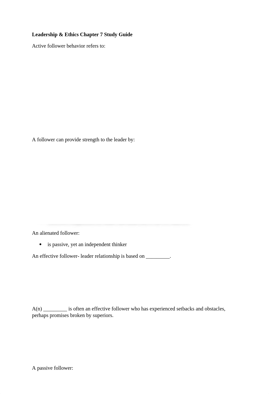 Leadership and Ethics Chapter 7 Study Guide.docx_dr0mo8runbw_page1