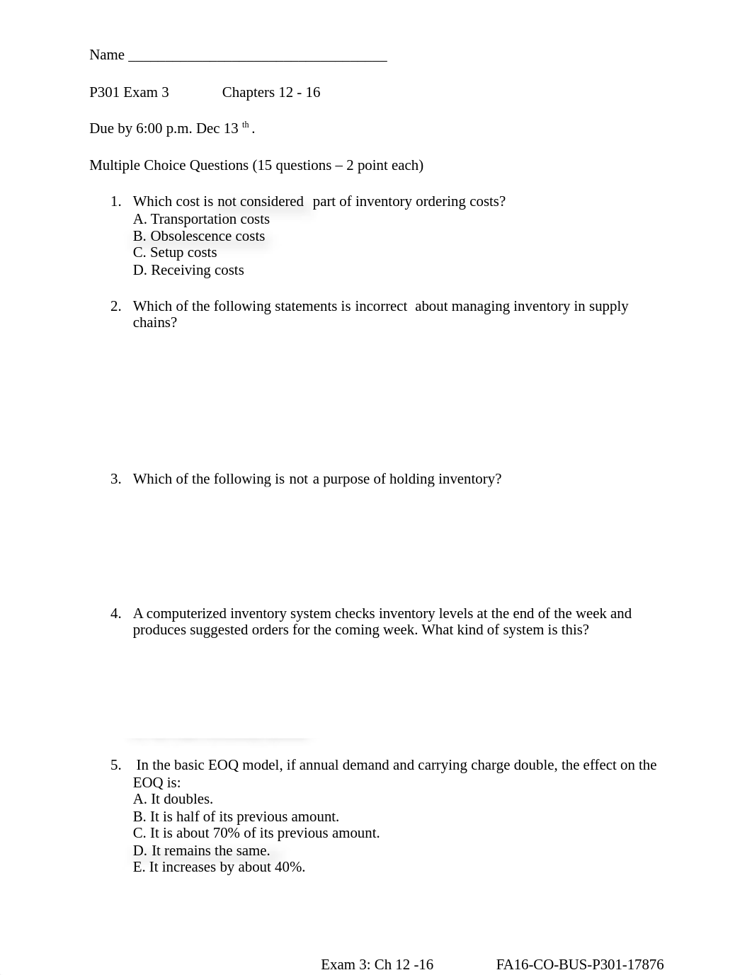 P301 Exam 3 (ch12 - 16) FA2016 (2).docx_dr0qj792g0v_page1