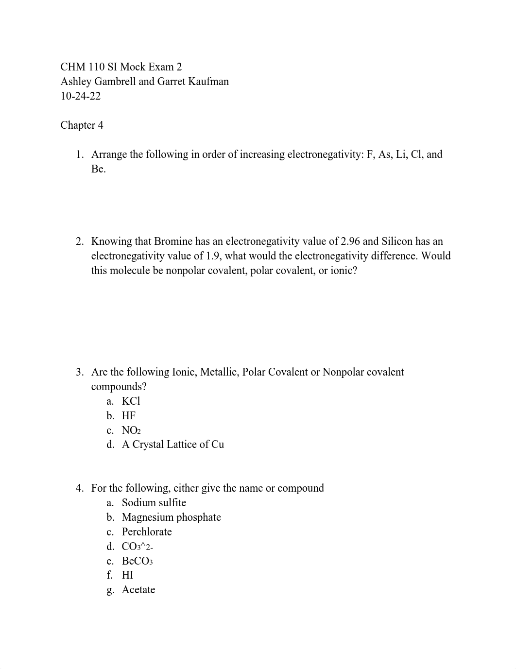 CHM 110 Mock Exam 2 (1).pdf_dr0yifa977z_page1