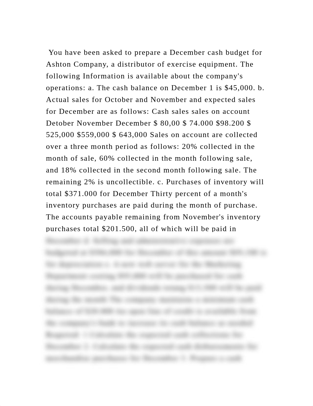 You have been asked to prepare a December cash budget for Ashton Co.docx_dr1a5jvwv2y_page2