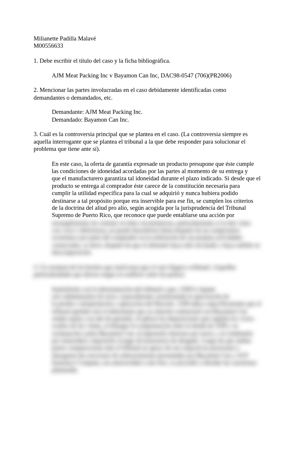 Milianette Padilla Malavé- caso AJM Meat Packing Inc v Bayamon Can Inc.docx_dr1sockmdpt_page1