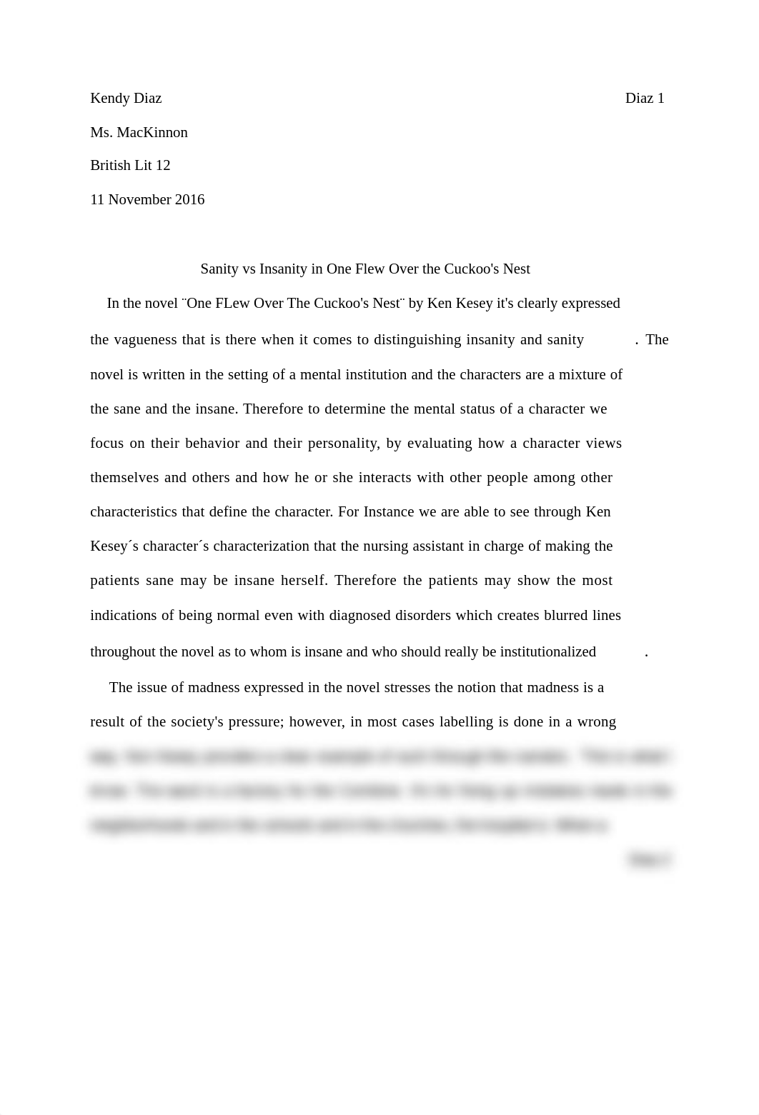 One flew Over the Cuckoo´s Nest Theme Essay.docx_dr21aaoph4b_page1