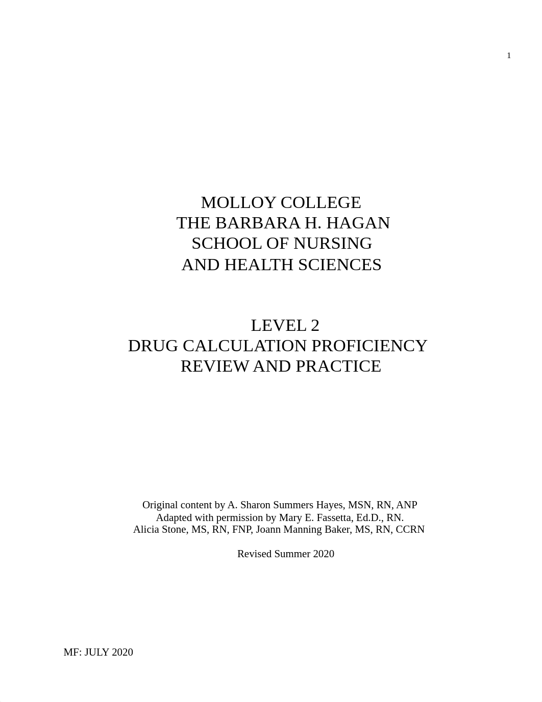 Level 2 Drug Calculation Practice Packet Updated 7.2020 (002).pdf_dr282cj4npb_page1